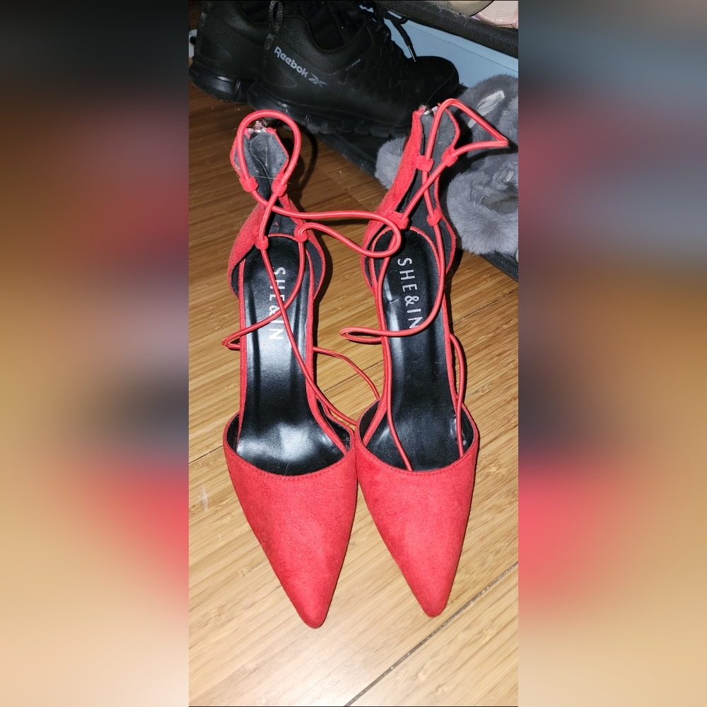 Red SheIn heels